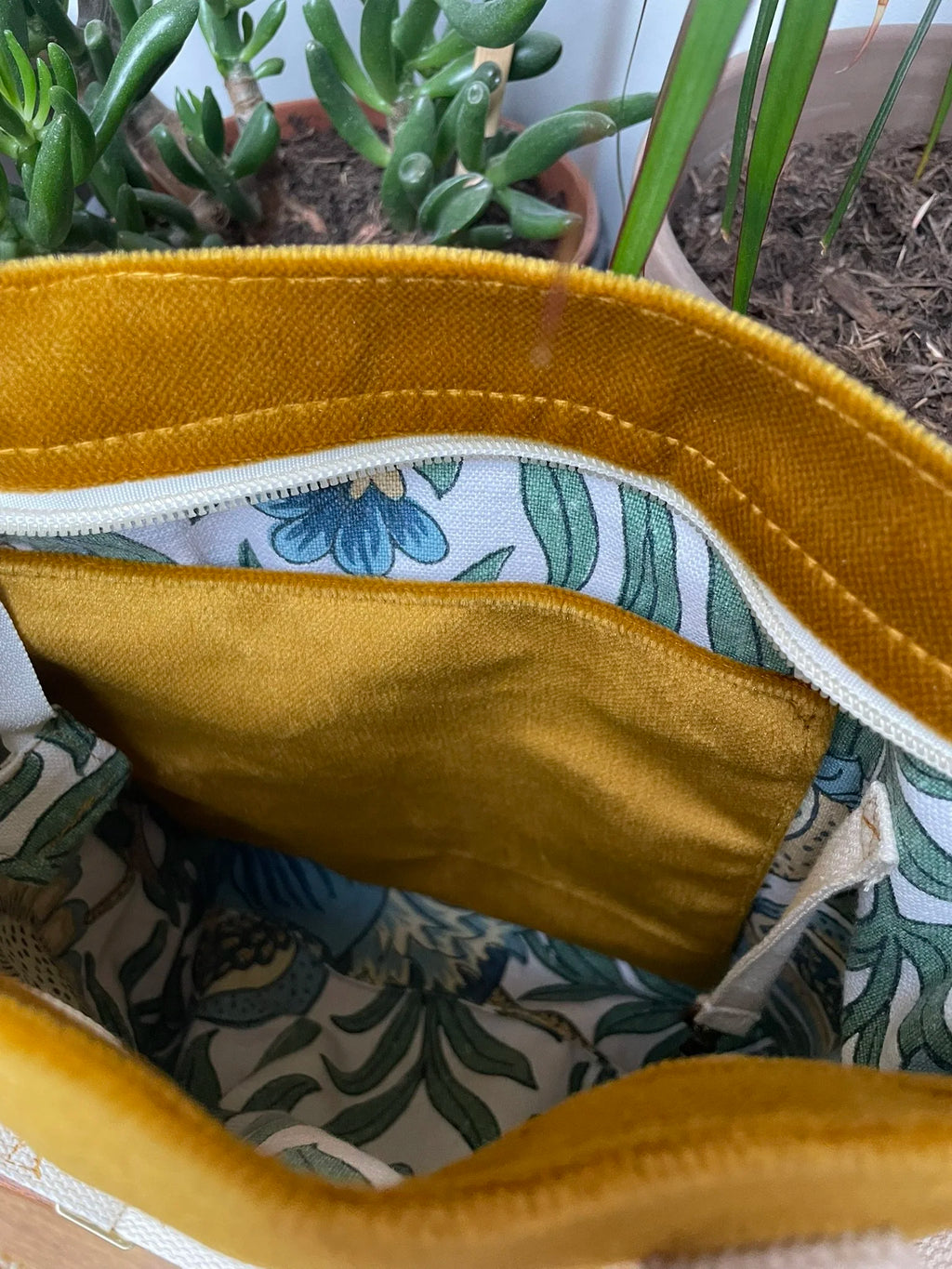 Orsay (small) Mustard Velvet