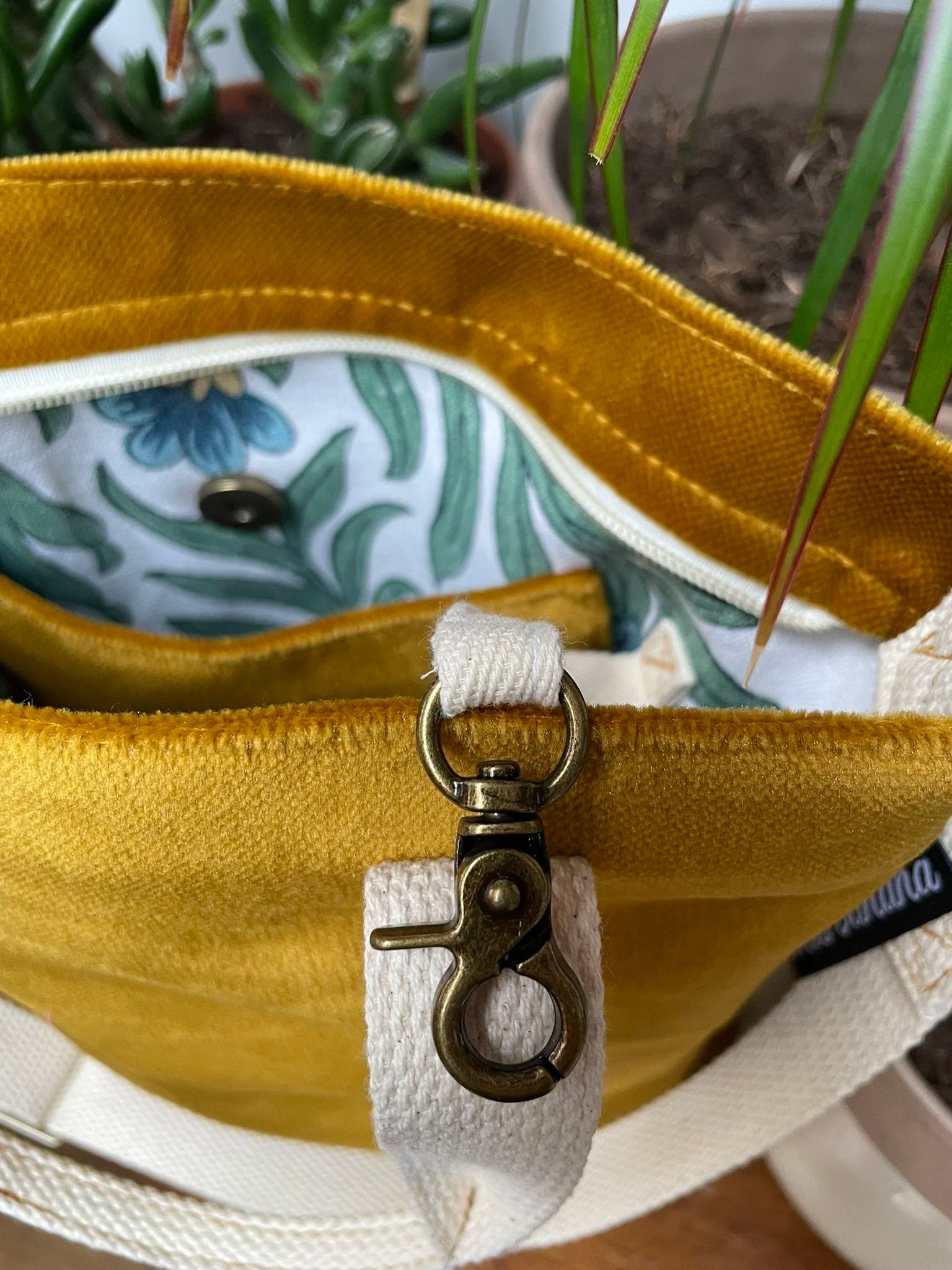 Orsay (small) Mustard Velvet