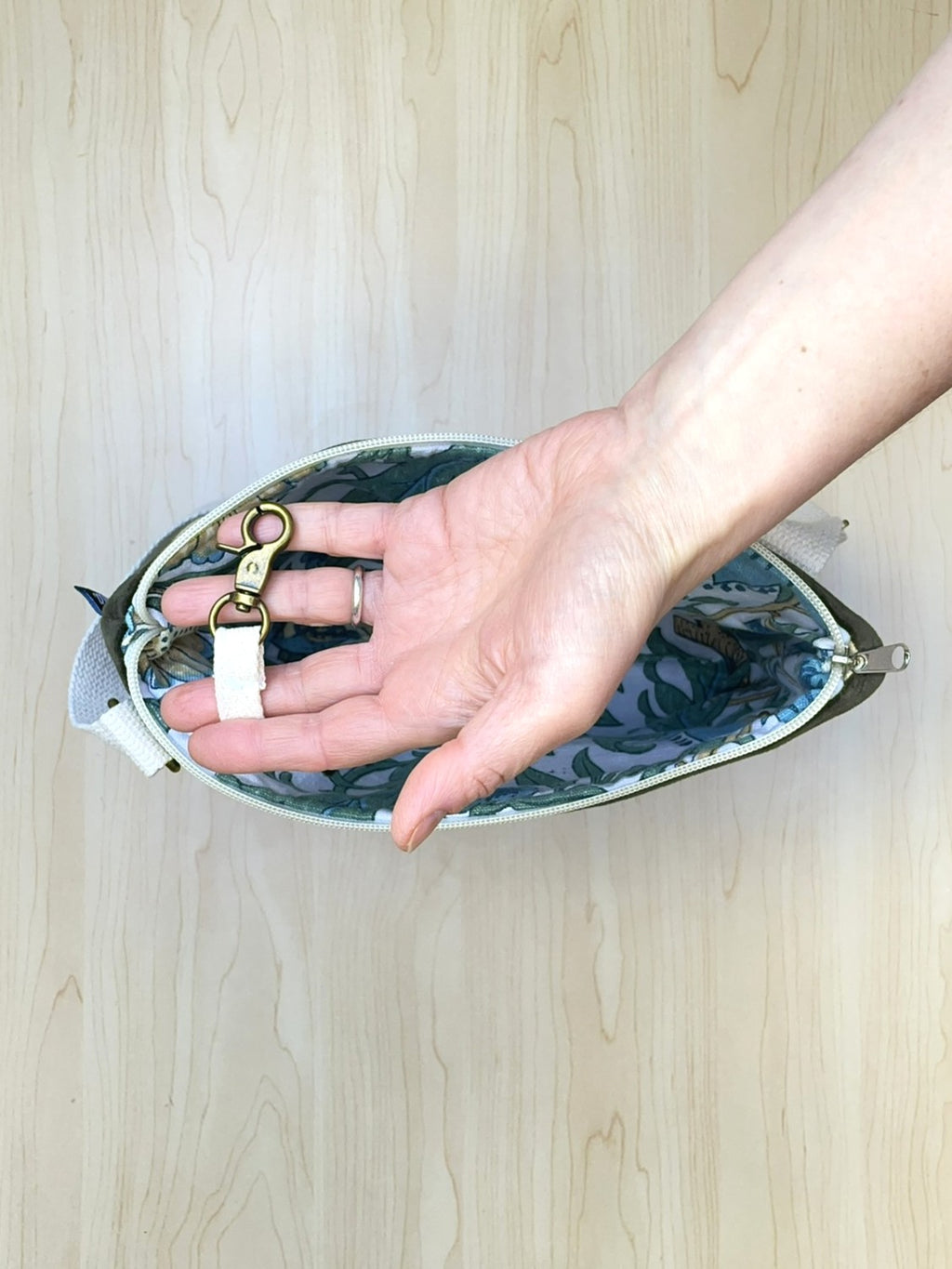 Rive Gauche Olive Velvet