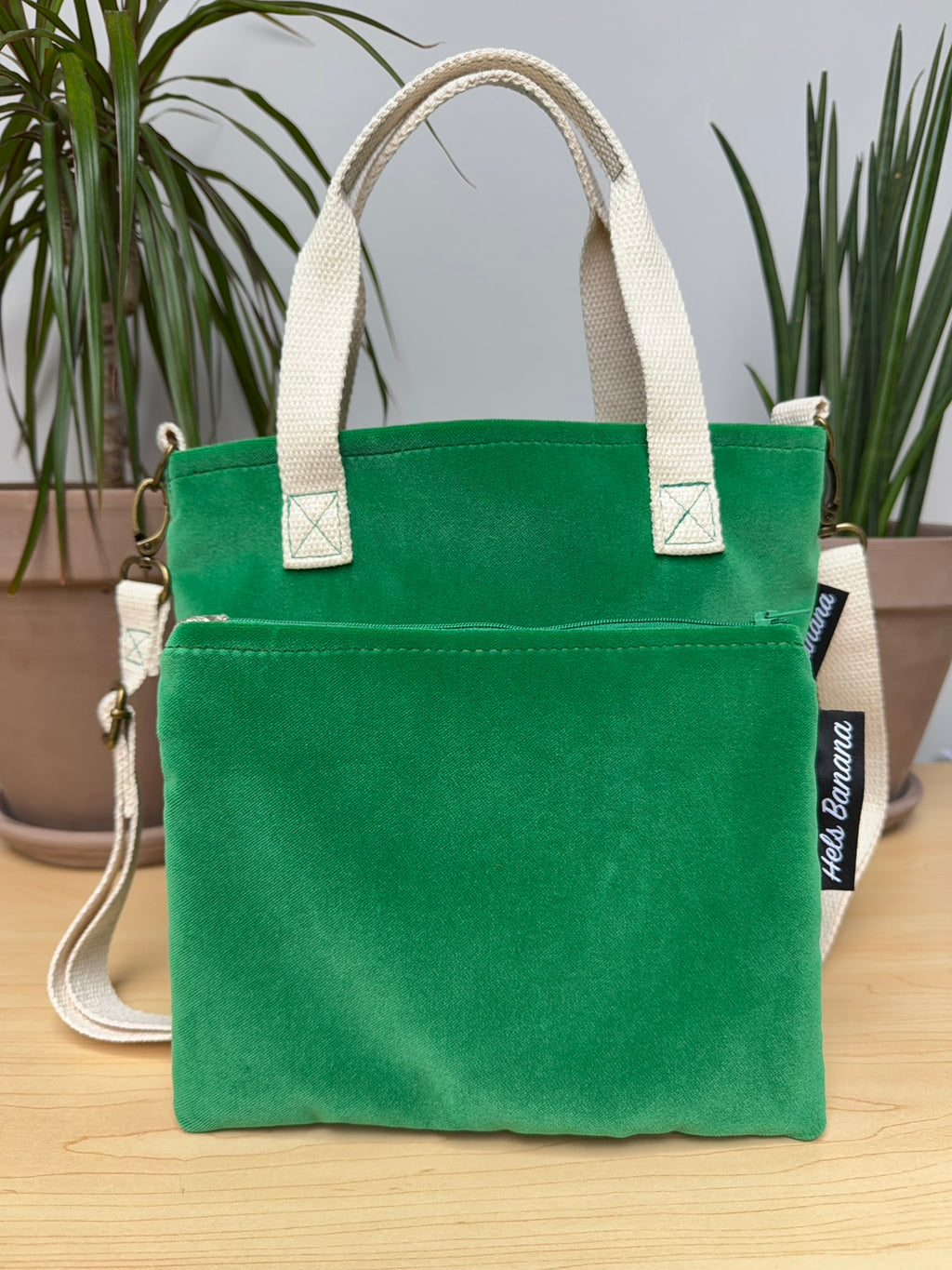Orsay (small) Green Velvet
