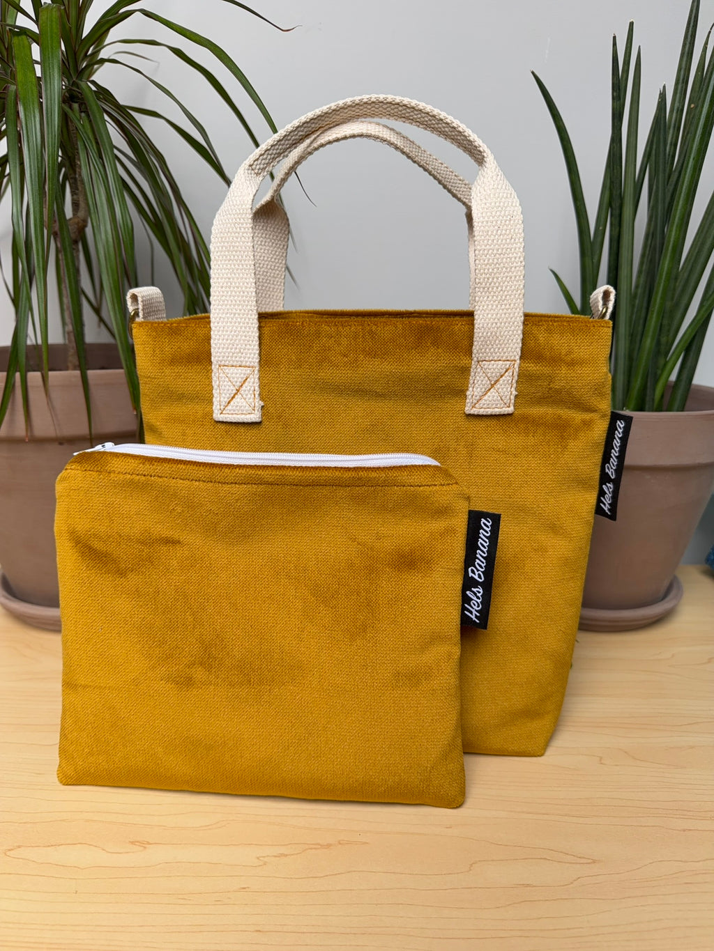 Orsay (small) Mustard Velvet