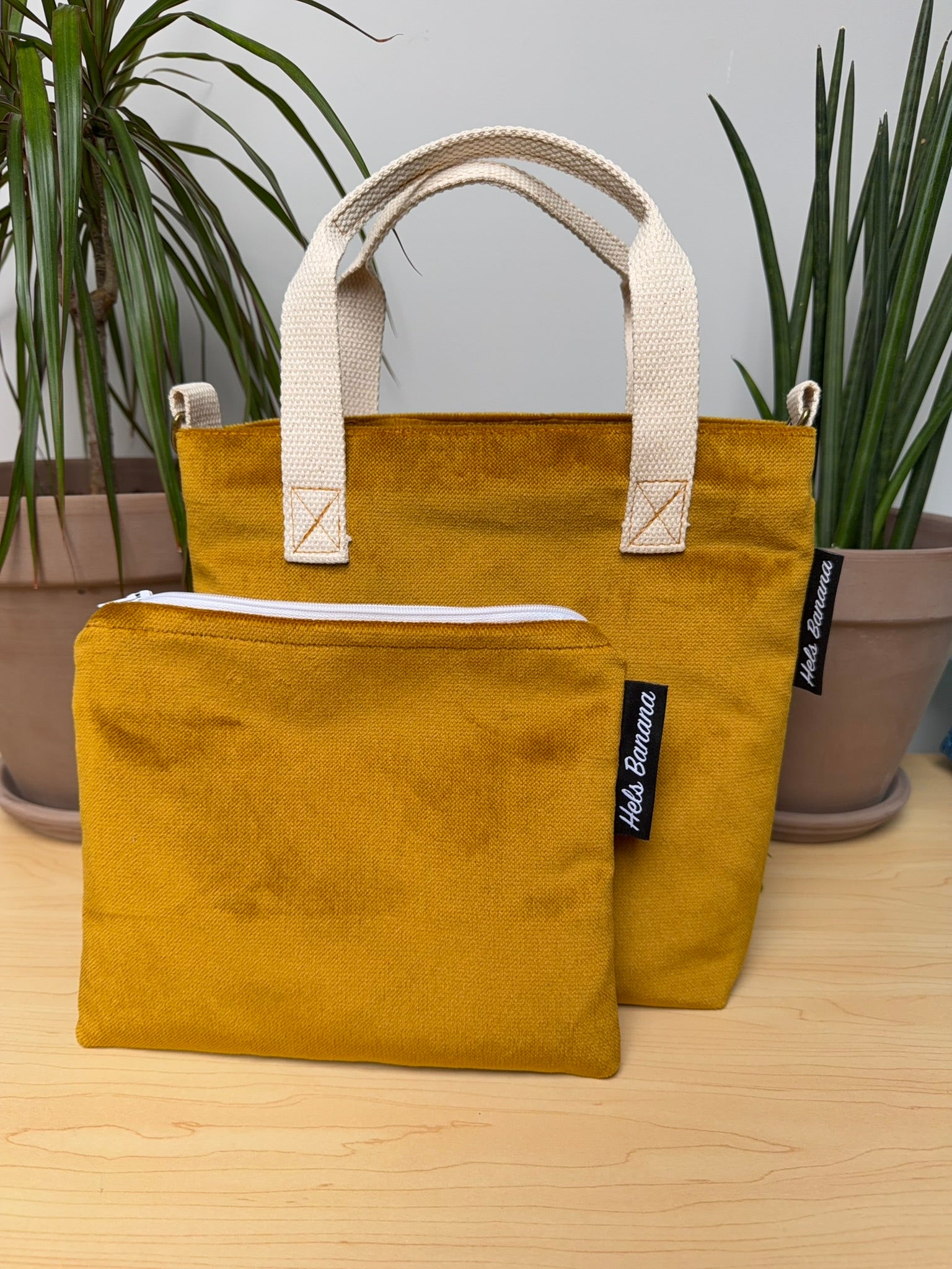 Orsay (small) Mustard Velvet