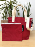 Orsay (small) Red Waxed Cotton