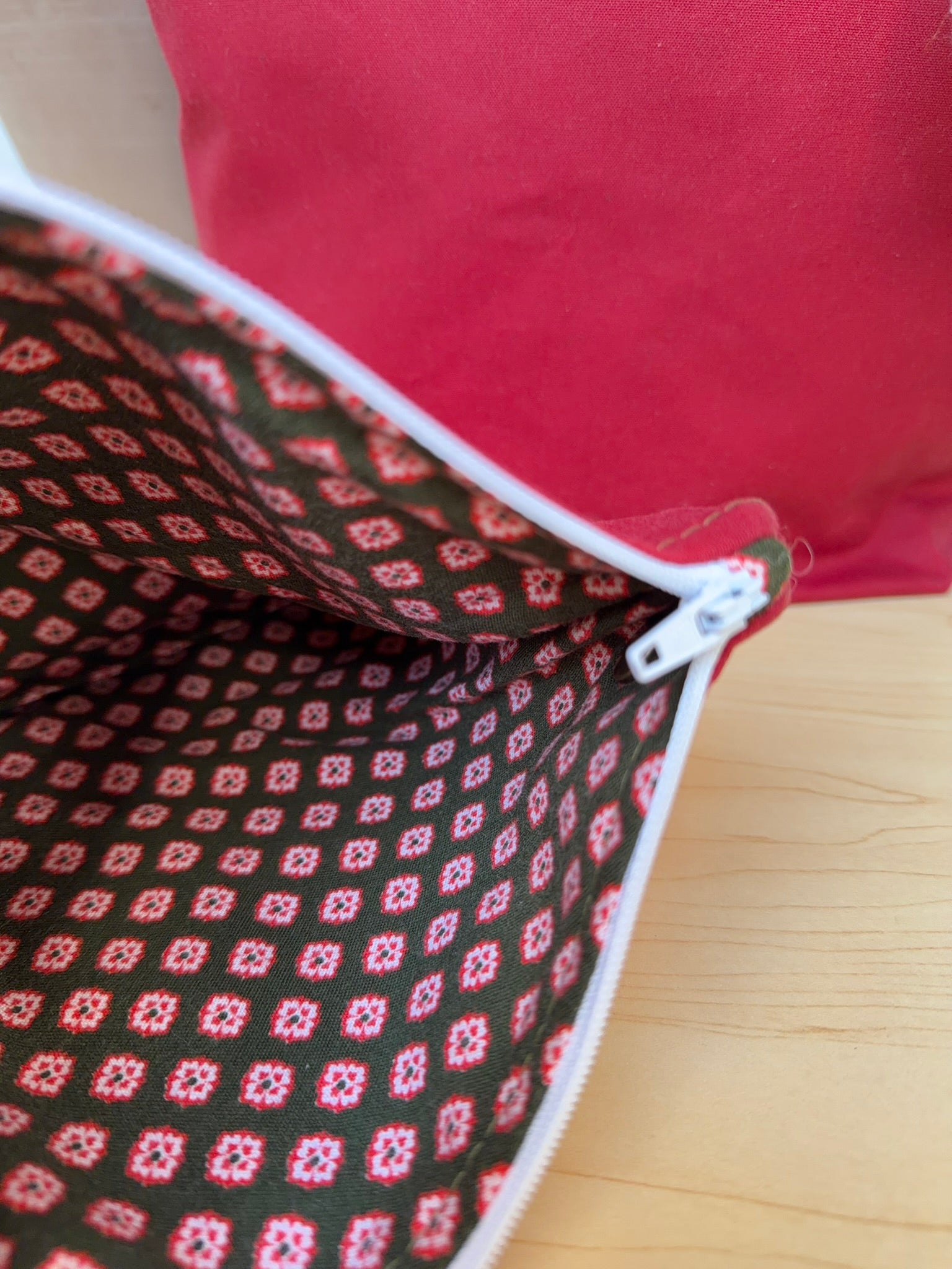 Orsay (small) Red Waxed Cotton