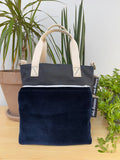 Orsay (Small) Navy Waxed Cotton