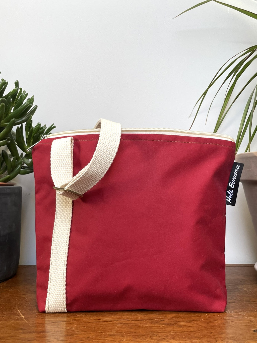 Rive Gauche Waxed Cotton red