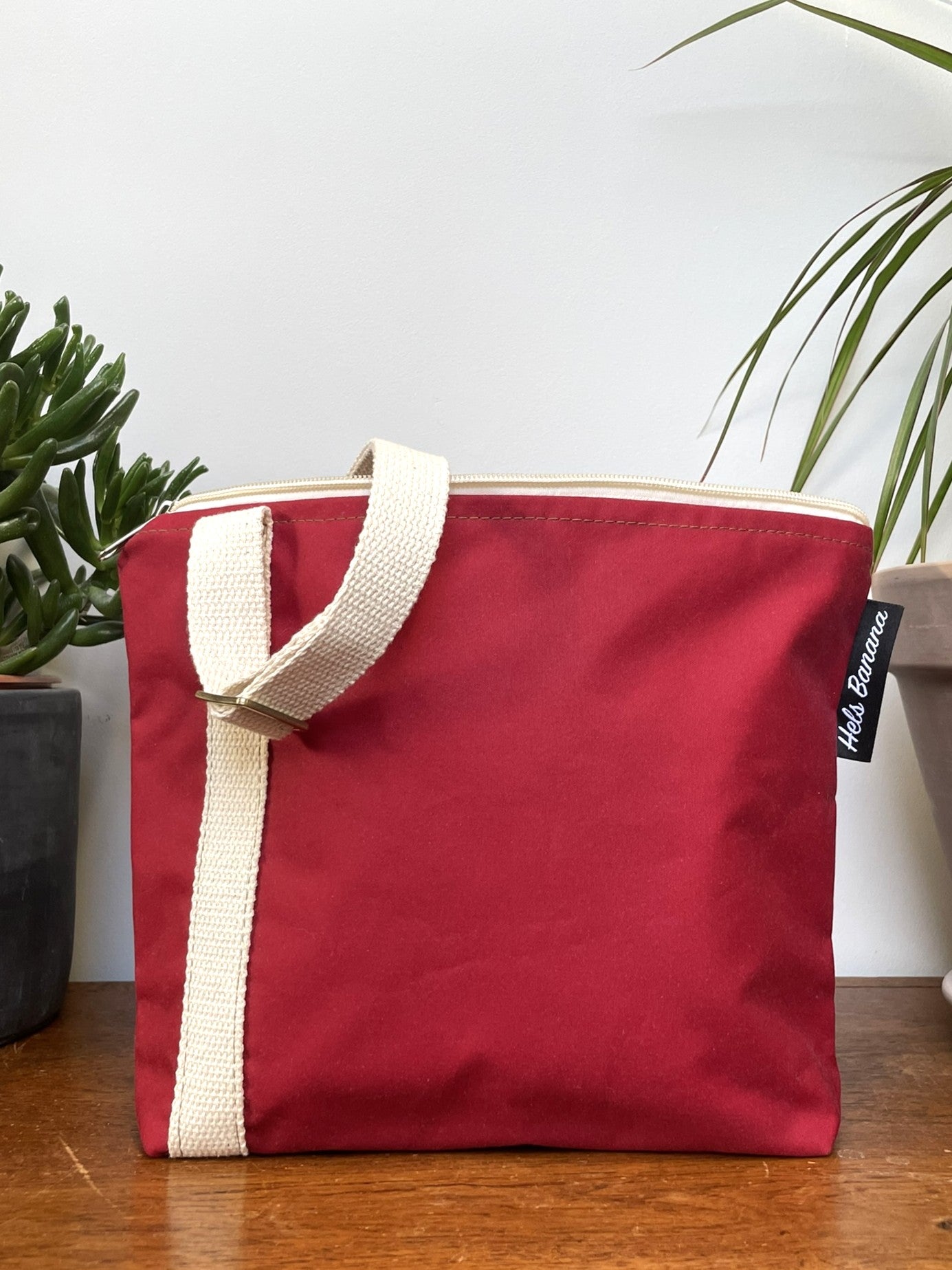 Rive Gauche Waxed Cotton red