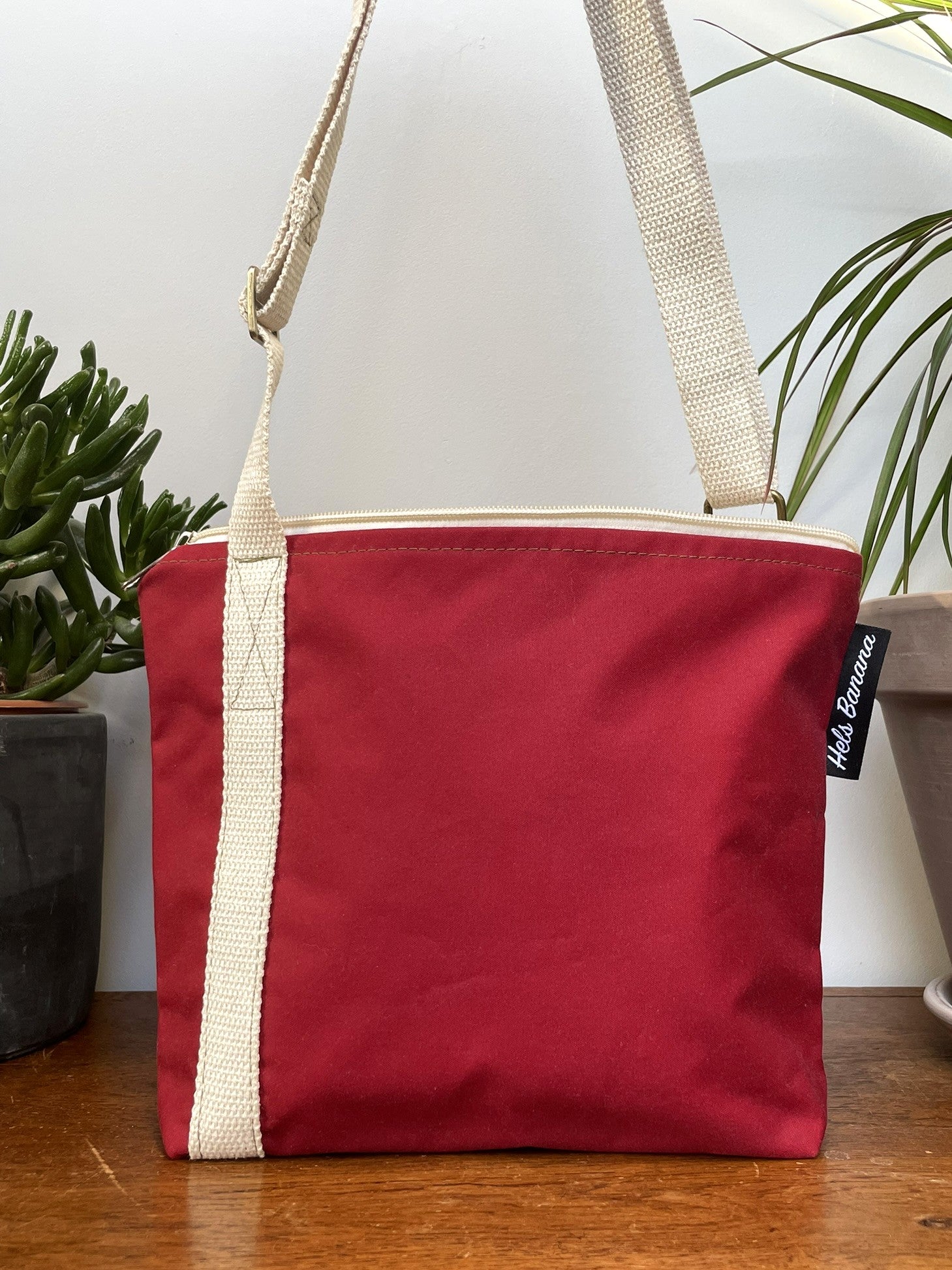Rive Gauche Waxed Cotton red