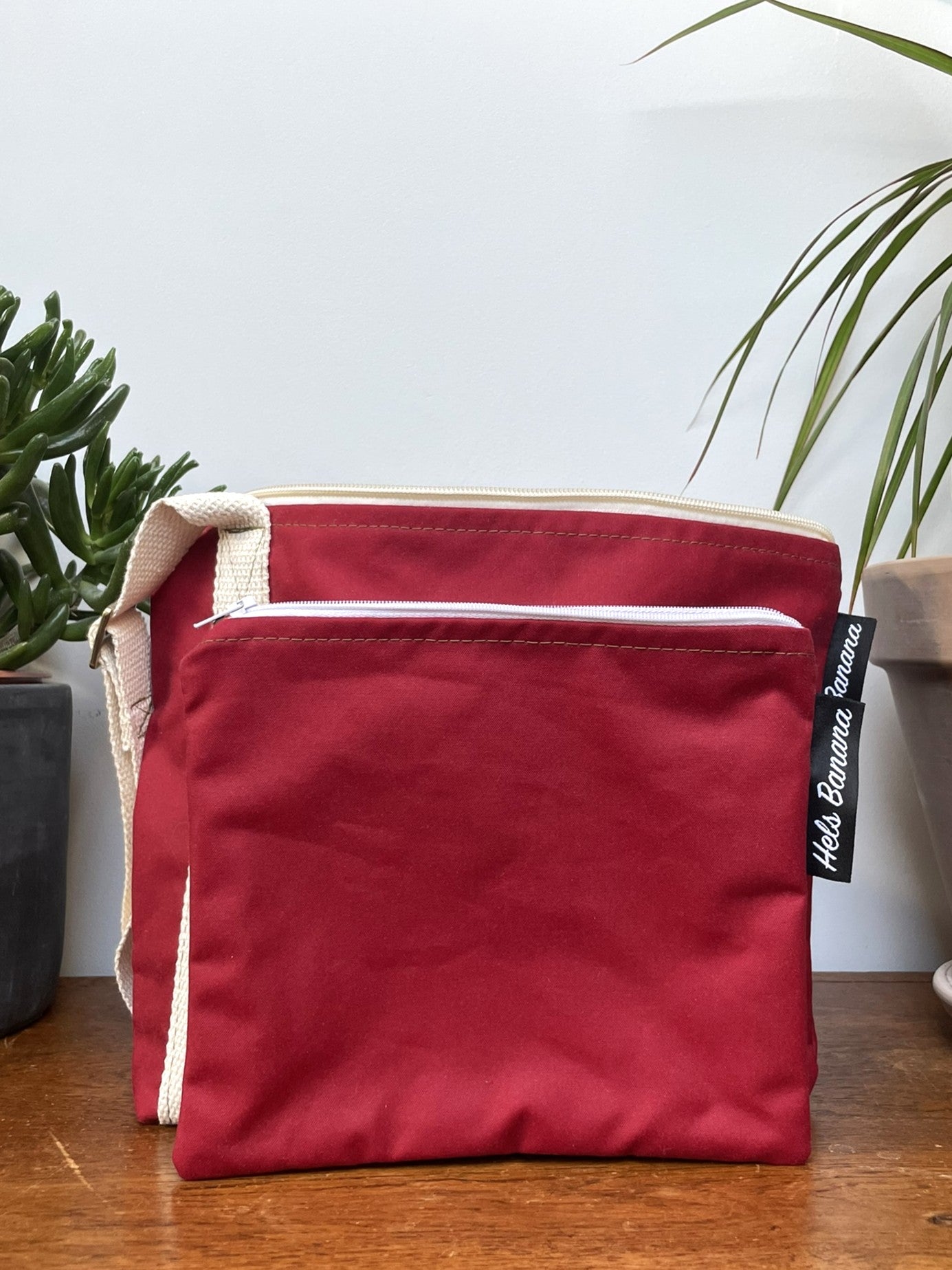 Rive Gauche Waxed Cotton red