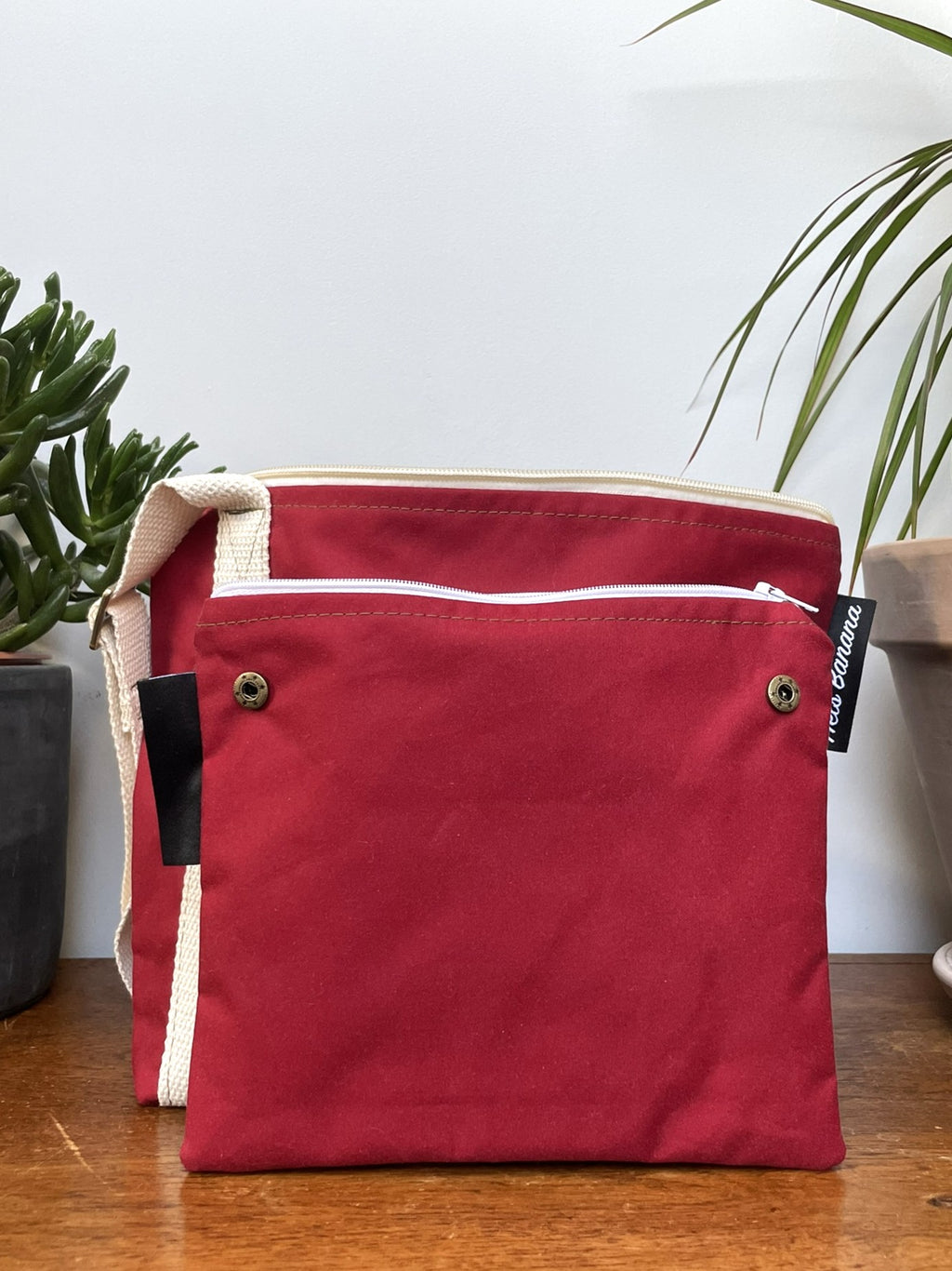 Rive Gauche Waxed Cotton red