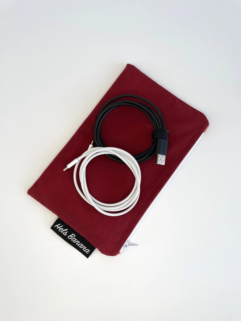 Paris Pouch Red Waxed Cotton