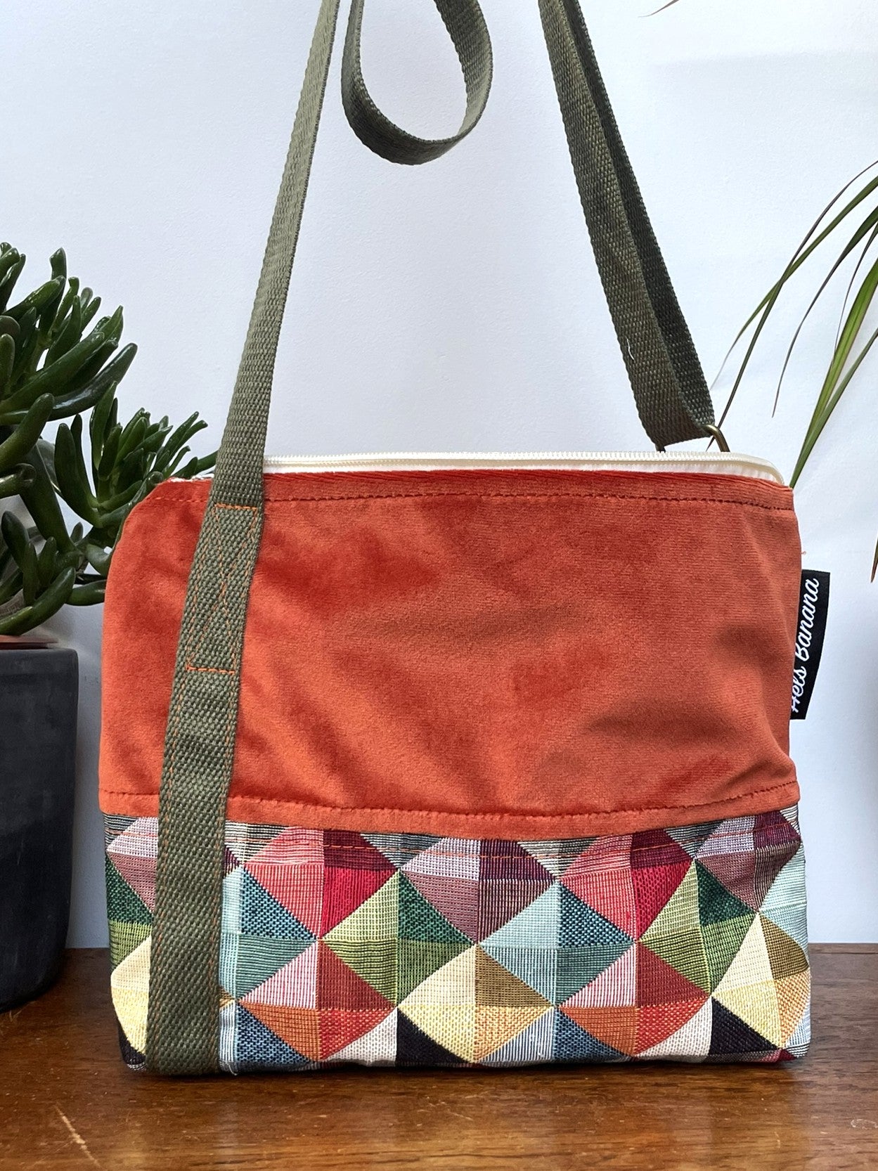 Rive Gauche Two-tone Rust velvet