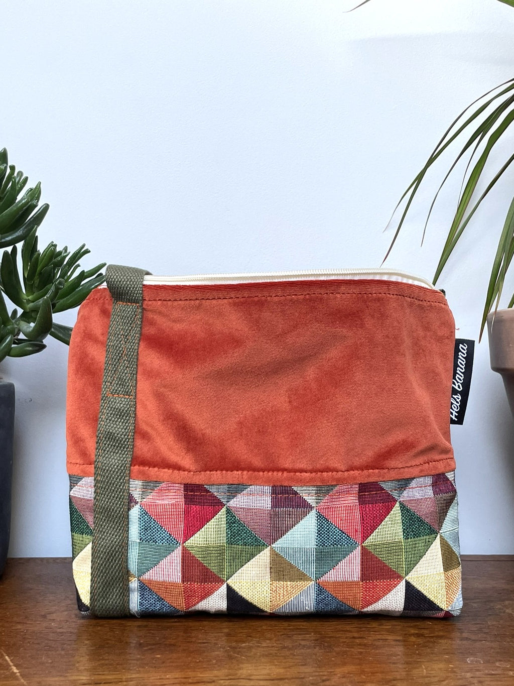 Rive Gauche Two-tone Rust velvet